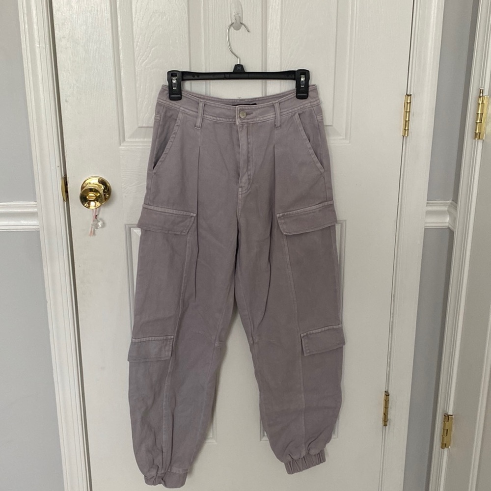 Forever 21 purple cargo pants